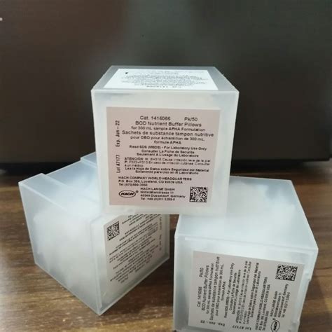 bod nutrient buffer solution|Hach™ BOD Nutrient Buffer Pillows .
